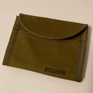 Filson Waxed Cotton Wallet